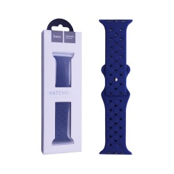 Hoco Bamboo Pattern Strap for iWatch WA16 42/44/45/49mm Navy Blue Hoco Bamboo Pattern Strap for iWatch WA16 42/44/45/49mm Navy Blue